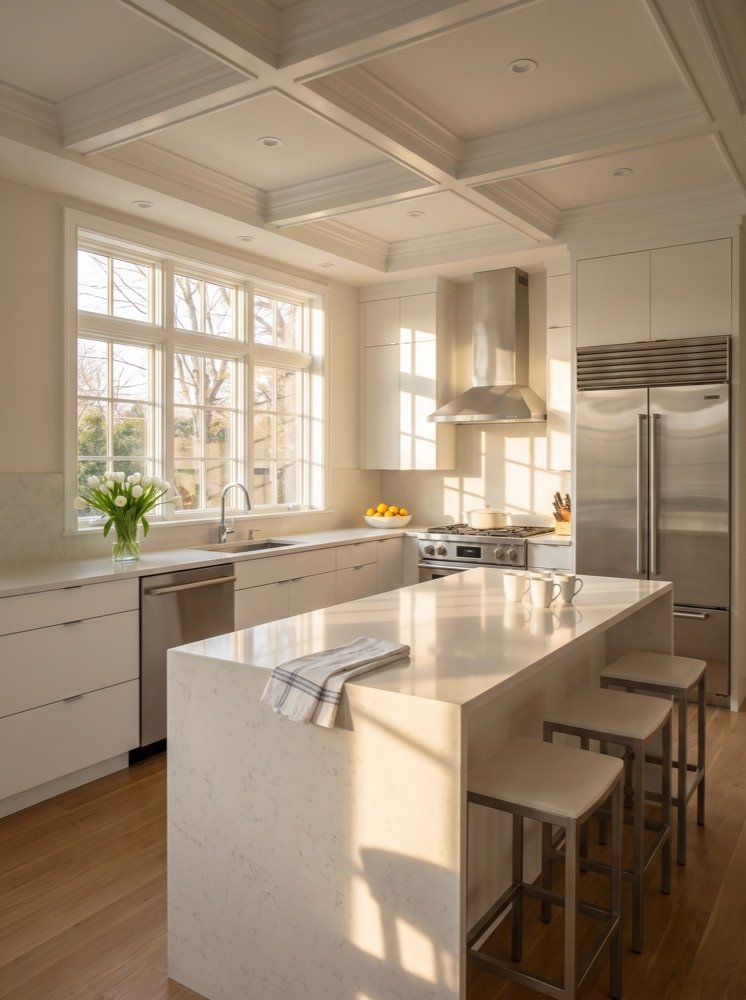 Spotless clean kitchen